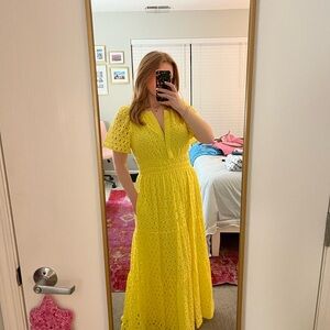 Anthropologie Somerset Eyelet Maxi Dress